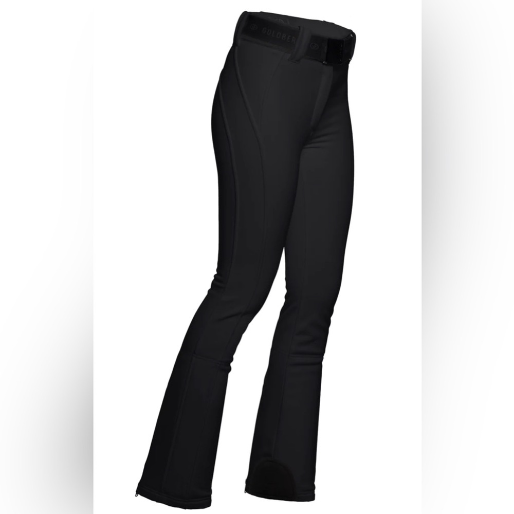 GOLDBERGH Pippa belted flared ski pants black US 8